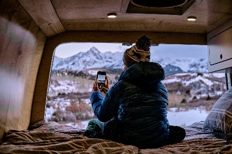 HOW TO GUIDE WINTER CAMPERVAN ROAD TRIP 15