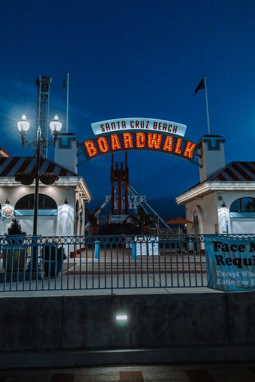 Perfect 2 Week Road Trip Itinerary for the California Coast Santa Cruz Boardwalk