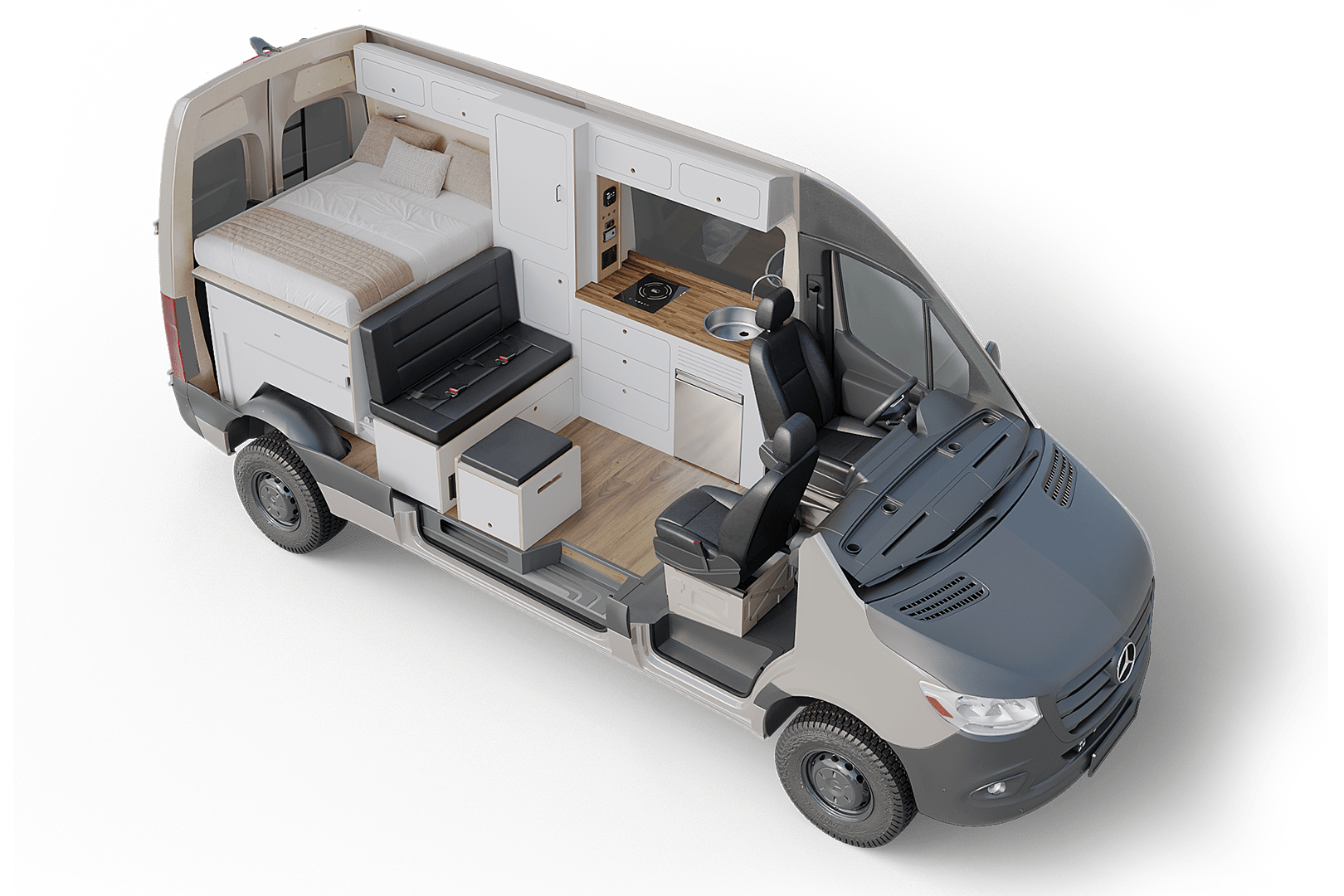 Waypoint interior 3d rendering